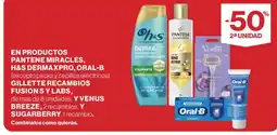 Hipercor En productos pantene miracles, h&s dermaxpro, oral-b oferta