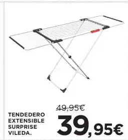 Hipercor VILEDA Tendedero extensible surprise oferta