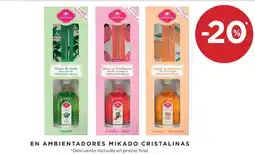 Hipercor En ambientadores mikado cristalinas oferta