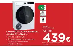 Hipercor Lavadora carga frontal candy bp 49bl8-s oferta