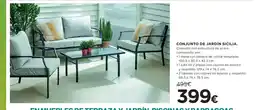 Hipercor Conjunto de jardín sicilia oferta