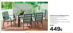 Hipercor Conjunto de comedor sicilia oferta