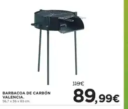 Hipercor Barbacoa de carbón valencia oferta