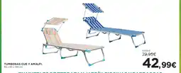 Hipercor Tumbonas cue y amalfi oferta