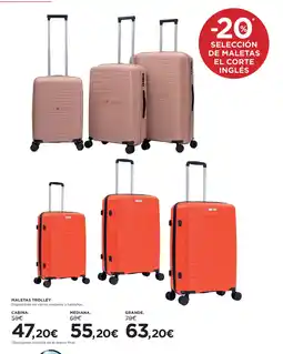 Hipercor Maletas trolley oferta