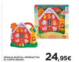 Hipercor Granja musical interactiva el corte inglés oferta