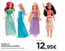 Hipercor Muñeca princesas disney oferta