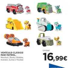 Hipercor Vehículo clásico paw patrol oferta