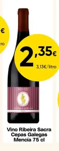 Cash FROIZ Vino Ribeira Sacra Cepas Galegas Mencía oferta