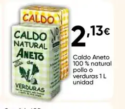 Cash FROIZ ANETO Caldo 100% natural pollo o verduras oferta