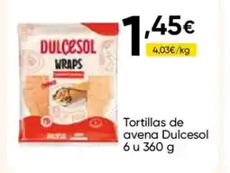 Cash FROIZ DULCESOL Tortillas de avena oferta