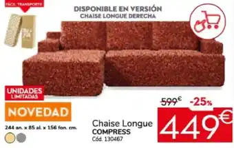 COMPRESS Chaise Longue