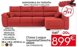 Conforama ARGOS Chaise Longue Izquierda/Derecha oferta