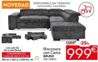 Conforama BRUNO Rinconera con Cama oferta