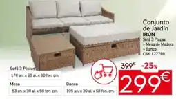 Conforama IRÚN Conjunto de Jardín oferta