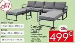 Conforama MAHON Conjunto de Jardín oferta
