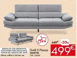 Conforama MARTIN Sofá 3 Plazas oferta