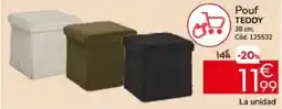 Conforama TEDDY Pouf oferta