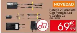 Conforama Batería 2 Para Sofá Con Pantalla Lcd y Cables Cc oferta