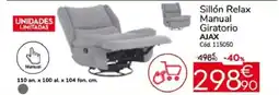 Conforama AJAX Sillón Relax Manual Giratorio oferta