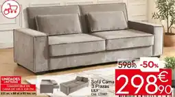Conforama LILY Sofá Cama 3 Plazas oferta