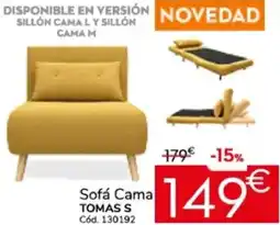 Conforama TOMAS S Sofá Cama oferta