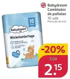 Rossmann Babydream - cambiador de panales oferta