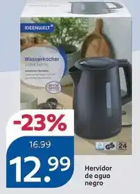 Rossmann Ideenwelt - hervidor de agua negro oferta