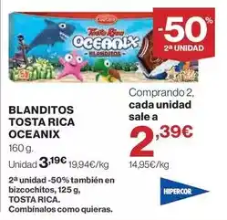 Hipercor Cuétara - blanditos tosta rica oceanix oferta