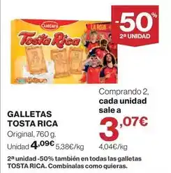 Hipercor Cuétara - galletas tosta rica oferta