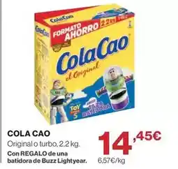 Hipercor Cola cao - original o turbo oferta