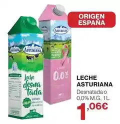 Hipercor La asturiana - leche oferta