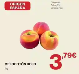 Hipercor Origen - melocoton rojo oferta
