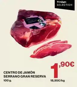 Hipercor Gran reserva - centro de jamón serrano oferta