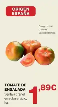 Hipercor Origen - tomate de ensalada oferta