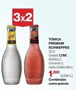El Corte Inglés Schweppes - tonica premium oferta