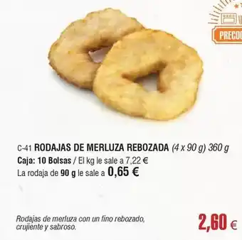 Abordo Rodajas de merluza rebozada oferta