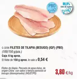 Abordo Origen - filetes de tilapia oferta