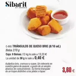Abordo Sibarit - triángulos de queso brie oferta