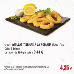 Abordo Prima - anillas tiernas a la romana oferta