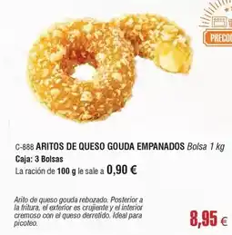 Abordo Ideal - c-888 aritos de queso gouda empanados oferta