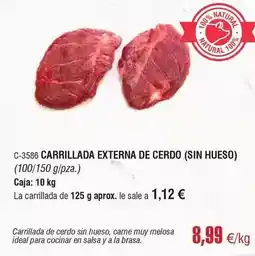 Abordo Ideal - carrillada externa de cerdo (sin hueso) oferta