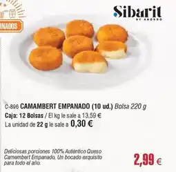 Abordo Sibarit - camembert empanado oferta