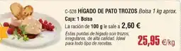 Abordo Ideal - higado de pato trozos oferta