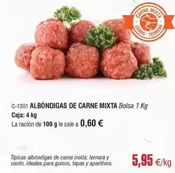 Abordo Mixta - albóndigas de carne oferta