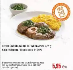Abordo C-2984 ossobuco de ternera oferta