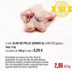 Abordo Ideal - alas de pollo oferta