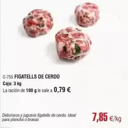 Abordo Ideal - figatells de cerdo oferta