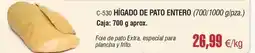 Abordo Hígado de pato entero oferta