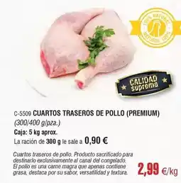 Abordo Natura - cuartos traseros de pollo oferta